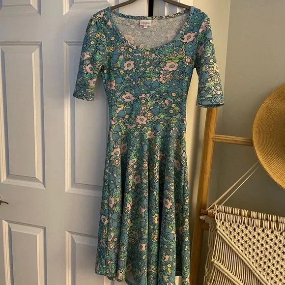 LuLaRoe | Dresses | Lularoe Fit And Flare Dress | Poshmark